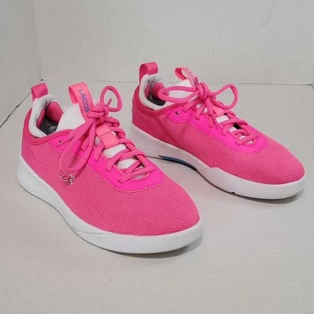 Lacoste Sneakers Shoes Lt Spirit 2.0 317 Hot Pink Sport Women's WOMAN'S SIZE 6